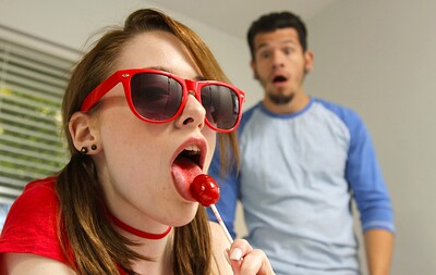Alice Merchesi in Lollipop Cock from 