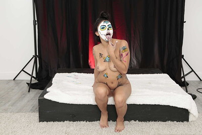 Michelle Martinez in Painted Pussy from
