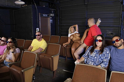 Bridgette B in Sneaky At The Movies from 