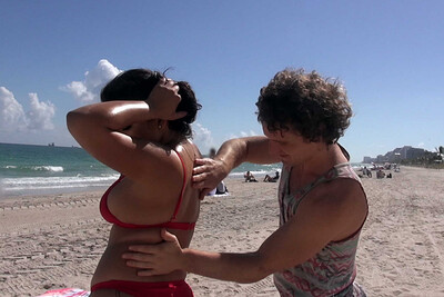 Julz Gotti in Big Boobies At The Beach from 