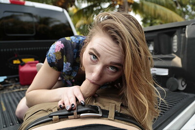Victoria Gracen in Parking Lot Perv from