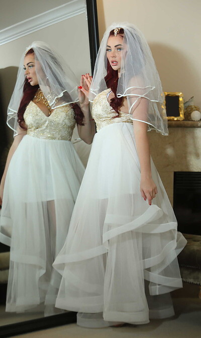 Skyla Novea in The Cum Spattered Bride from