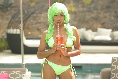 Demi Sutra and Jenna J Foxx in Colorful Contrasst from 