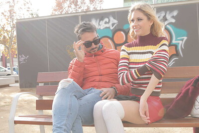 Rebecca Volpetti and Gerson Denny in Mother Tongue Tease from 