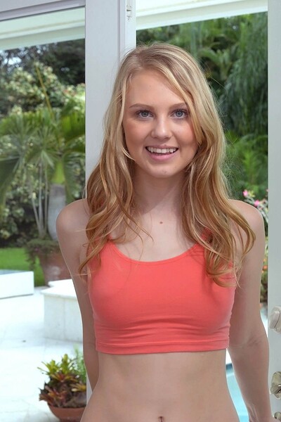 Lily Rader has a clean-shaven, plump, juicy, inviting pussy and a nice, curvy ass.