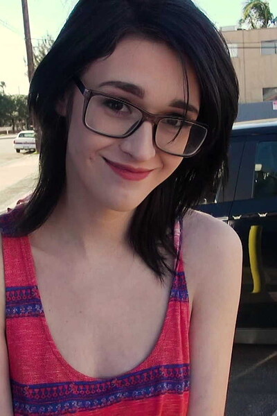 Ivy Aura eagerly gave me head, showing off her perky tits and deep-throat skills before I pounded her tight pussy.