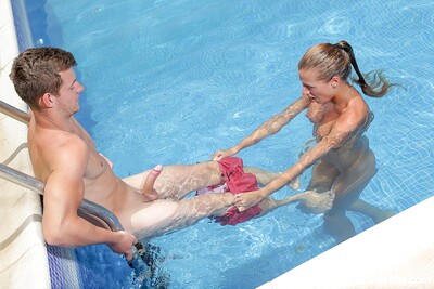 Silvia Dellai in Girl In The Swimming Pool from 