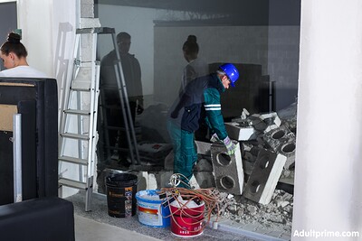 Wendy Moon in Slave Driver - Construction Worker from 