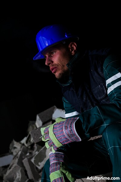 Wendy Moon in Slave Driver - Construction Worker from 