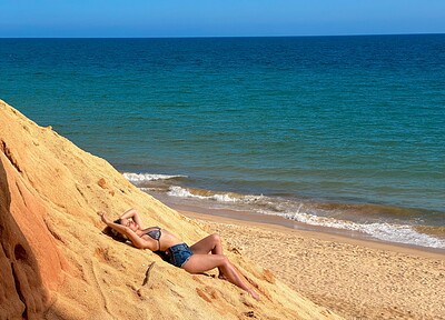 Dee Vine in Hot girl on the beach from 