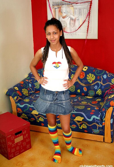Michelle D in Black teens 018 from 