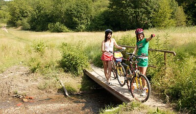 Samantha L and Debbie E in Sporty Teens 075 from 