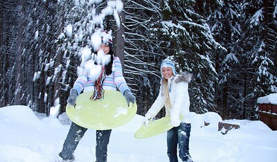 Christine D and Ella B in Winter Special 12 from 