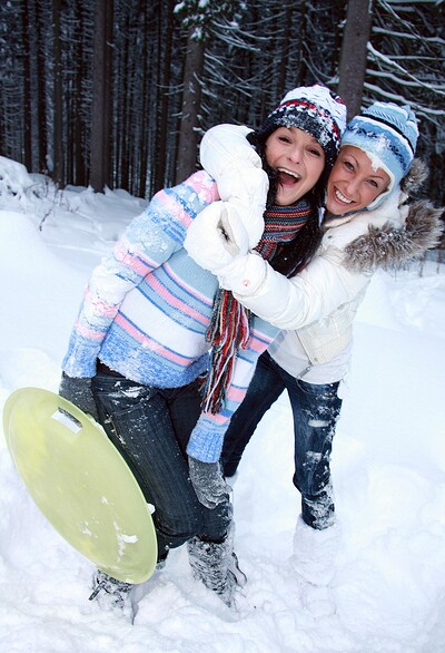 Christine D and Ella B in Winter Special 12 from 