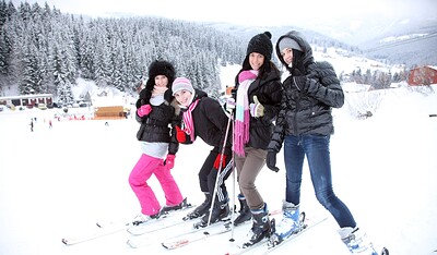 Linda O and Nicoletta H in Winterspecial 17 from 
