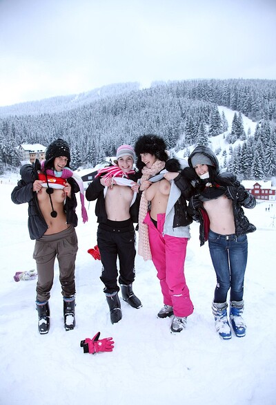 Linda O and Nicoletta H in Winterspecial 17 from 