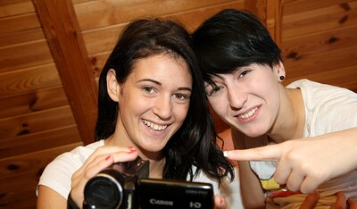 Nicoletta H and Betty K in Winterspecial 28 from 