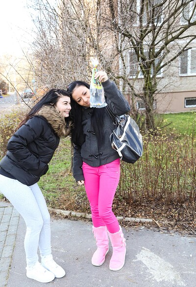 Lucy Li and Bailey in  from 
