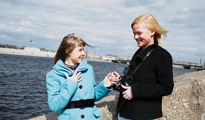 Louise I and Masha B in  from 