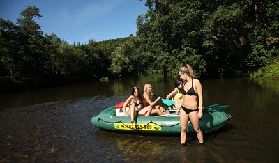 Sara J and Nessy in  from 