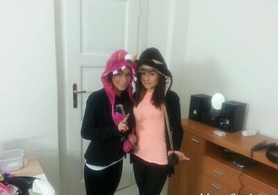 Ashley I (right) in  from 