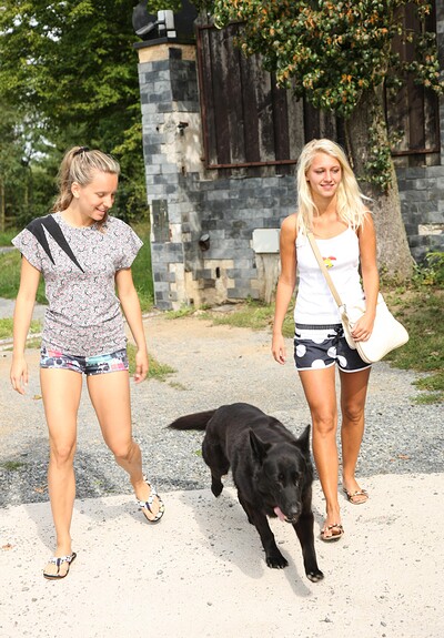 Sara J and Nessy in  from 