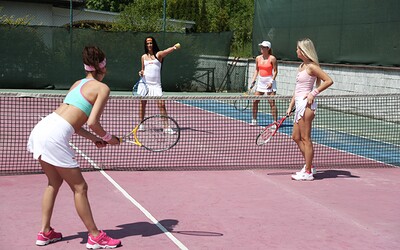 Cayla A and Antonia Sainz in  from 
