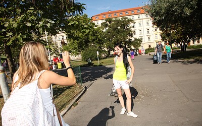Sara J and Nessy in  from 