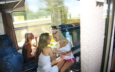 Sara J and Nessy in  from 