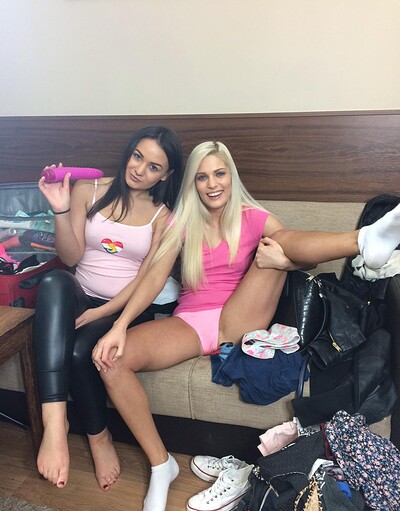 Anina Silk and Candee Licious in  from 