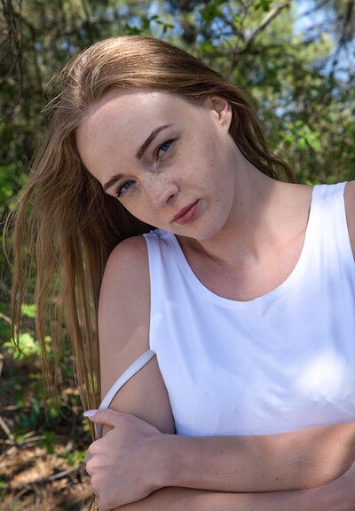 Alex Diaz in Moaning deep in the forest from 