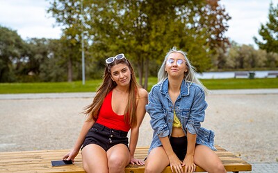 Lil Karla and Melissa Rain in Karla's dreams from 