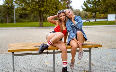 Lil Karla and Melissa Rain in Karla's dreams from 