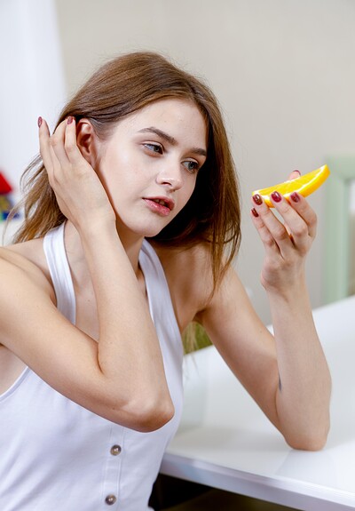 Minni Love in Skinny explorations from 