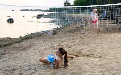 Milly K and Sirena Milano in Sensational Beach Volleyball 2 from 