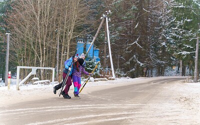 Sirena Milano and Funky Town in Snow Bunnies 1 from 