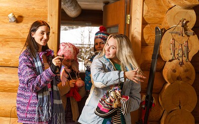 Eva Tender and Lisa Nixon in Snow bunnies 4 from 