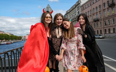 Jane White and Virgin Butterfly in Halloween from 