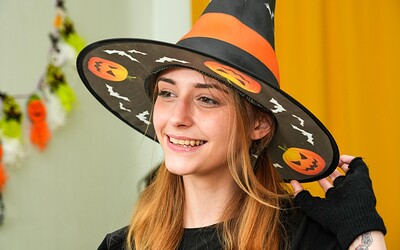 Jane White and Virgin Butterfly in Halloween from 