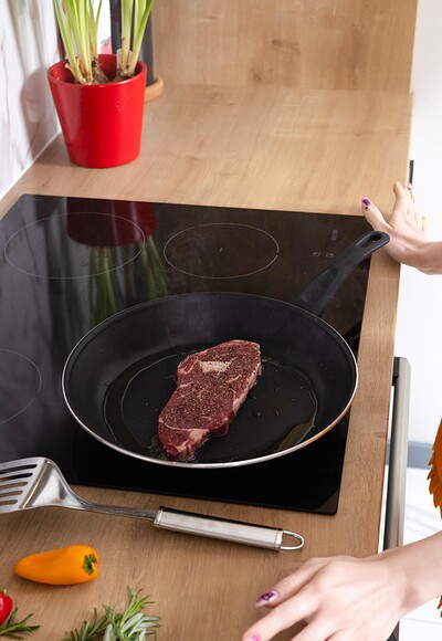 Mirka Grace and James Slot in Steak & Blowjob day from 