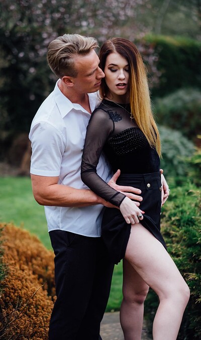 Misha Cross and Luke Hardy in  from 