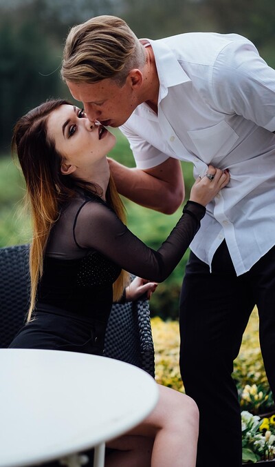 Misha Cross and Luke Hardy in  from 
