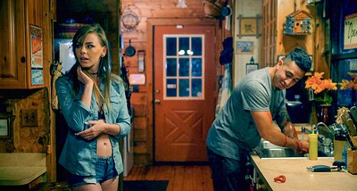 Alex Blake and Bruno Dickemz in Vacation cabin nightmare from 