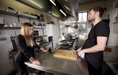 Ally Breelsen and Blanche Bradburry in Hell Kitchen 01 from 
