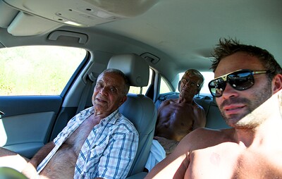 Linda Caprice and Sara Kay in Street prostitute fucking with son, grandpa and uncle from 