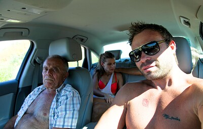 Linda Caprice and Sara Kay in Street prostitute fucking with son, grandpa and uncle from 