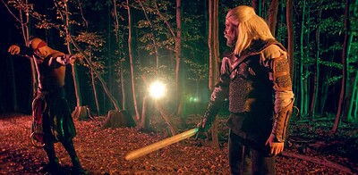 Steve Q and Eveline Dellai in The Witcher gets his beloved reward from 