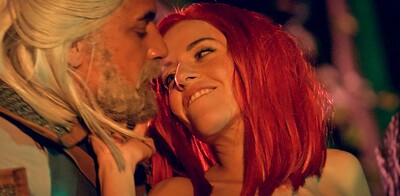 Steve Q and Eveline Dellai in The Witcher gets his beloved reward from 