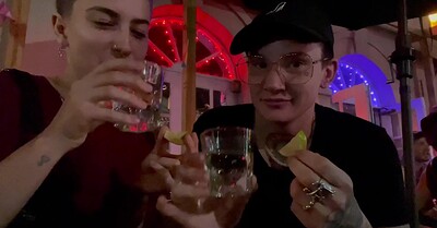 Kris Scott and Nikki Hearts in Friends Who Bone: Being Gay n Stuff in NYC - Part 1 from 
