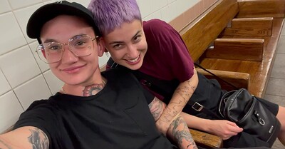 Kris Scott and Nikki Hearts in Friends Who Bone: Being Gay n Stuff in NYC - Part 1 from 